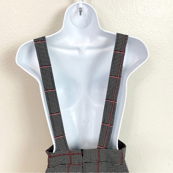 Missguided Houndstooth Check Pinny Playsuit Romper Size 10 - Picture 4 of 6